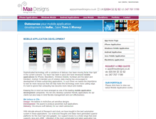 Tablet Screenshot of mobile-application.maadesigns.co.uk